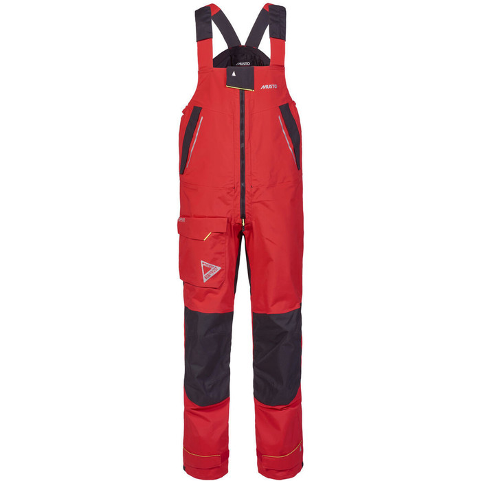 2024 Musto Men's Br2 Offshore Jacket & Salopette Combi Set - True Red